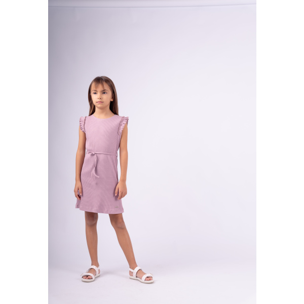 Φόρεμα Μακό Ριπ Μωβ "Fashion" 242025 - Ebita