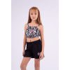 Σετ Μακό Σορτσάκι Με Crop Top Ζεβρέ 242104 - Ebita
