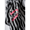 Σετ Μακό Σορτσάκι Με Crop Top Ζεβρέ 242104 - Ebita - Image 2