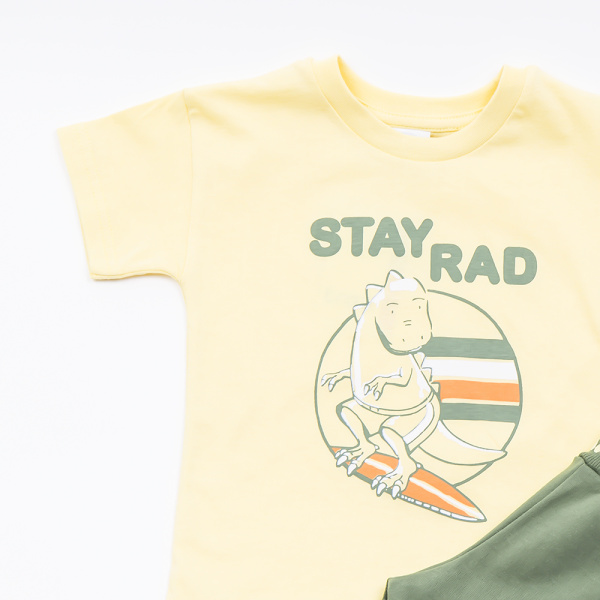 Σετ Μακό Κίτρινο "Stay Rad" 45428y - Trax - Image 2