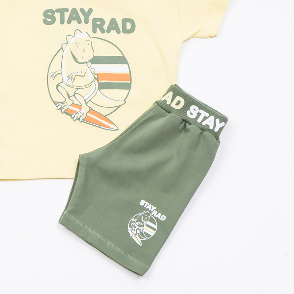 Σετ Μακό Κίτρινο "Stay Rad" 45428y - Trax - Image 3