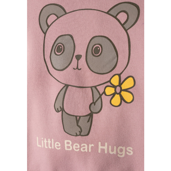 Σετ Κολάν Μακό Ροζ " Little Bear Hugs" 243220p - Ebita - Image 2
