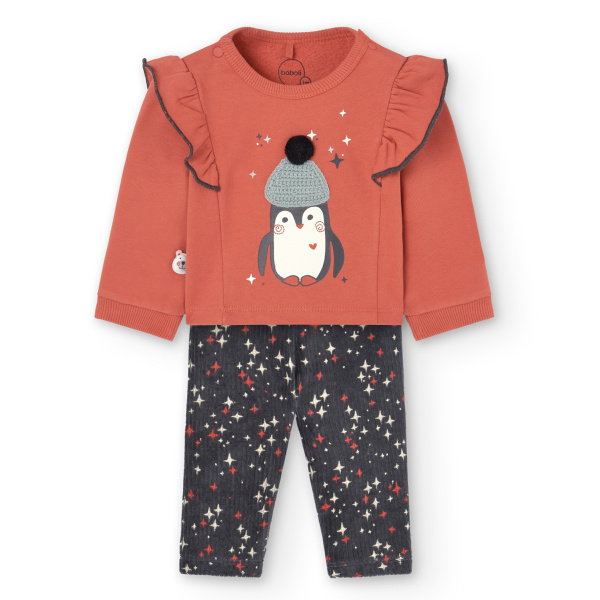 Σετ Κολάν Πορτοκαλί "Penguin" 149048-7420 - Boboli