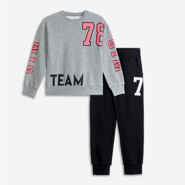 Σετ Φόρμα Γκρι "Gym Team" 225-517120-2 - Funky - Image 2