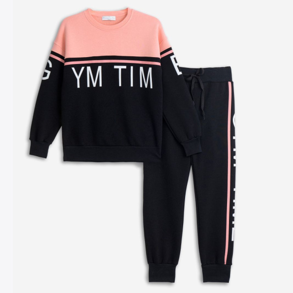 Σετ Φόρμα Ροζ "Gym Time" 225-517142-1 - Funky