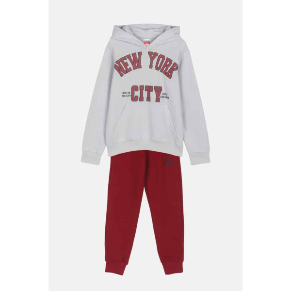 Σετ Φόρμα Φθινοπωρινή Γκρι "New York" 2464140 - Joyce