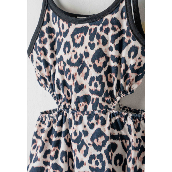 Αμάνικο Φόρεμα Μακό Animal Print 254274 - Ebita - Image 3
