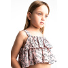 Σετ Τζιν Σορτσάκι Ροζ Παστέλ Με Crop Top Ροζ Μπλούζα 254212 - Ebita