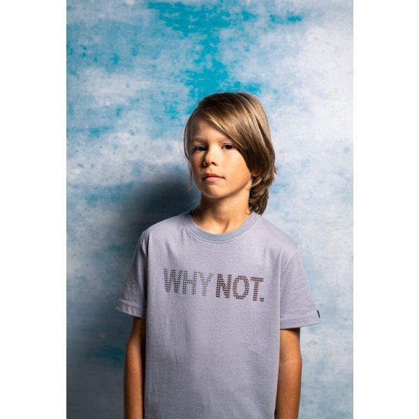 Μπλούζα Μακό Γκρι "Why not" 254703 - Hashatg