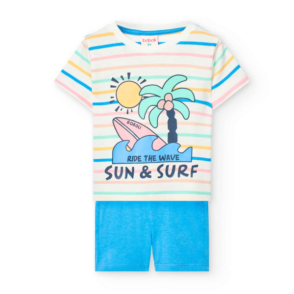 Σετ Μακό Γαλάζιο "Sun and Surf" 311106-9651 - Boboli