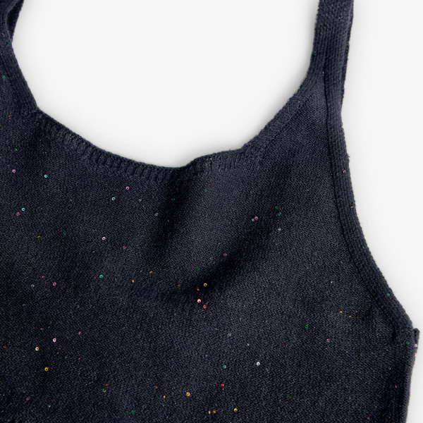 Μπλούζα Μπλε Crop Top Πλεκτή 721088-2440 - Boboli - Image 3