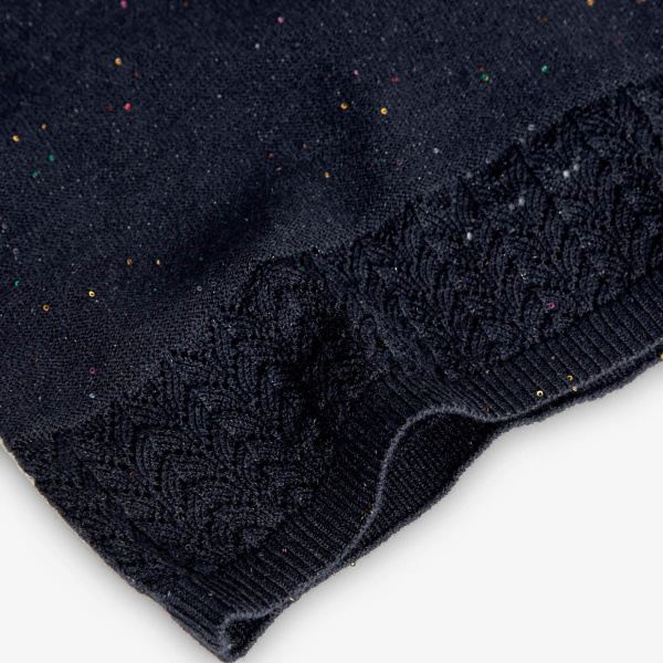 Μπλούζα Μπλε Crop Top Πλεκτή 721088-2440 - Boboli - Image 4