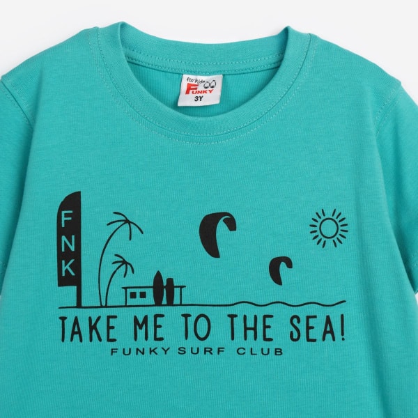 Σετ Μακό Τιρκουάζ "Take me to the sea" 125-301103-1 - Funky - Image 2