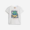 Μπλούζα Λευκή Μακό "Cool vibes" 125-305112-2  - Funky