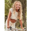 Crop top Μπεζ Κεντητό 25-06042-038 - Mayoral